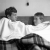Жан-Поль Бельмондо и Джин Сиберг на съемках фильма "На последнем дыхании", 1960г