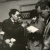 Анна Карина и Жан-Люк Годар на съемках фильма "Женщина есть женщина", 1961