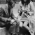 Анна Карина и Жан-Люк Годар на съемках фильма "Сделано в США", 1966