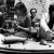 Жан-Поль Бельмондо, Анна Карина и Жан-Люк Годар на съемках фильма "Безумный Пьеро", 1965