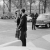 Анна Карина и Жан-Люк Годар на съемках фильма "Семь смертных грехов" (фрагмент "Лень"), 1961